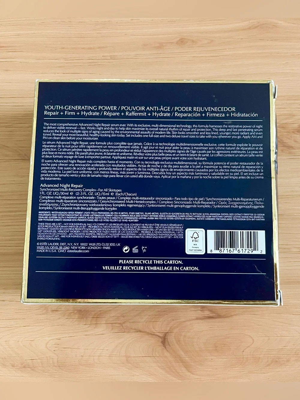 Estee Lauder Wake Up Radiant Repair + Firm + Hydrate Set New advanced Night